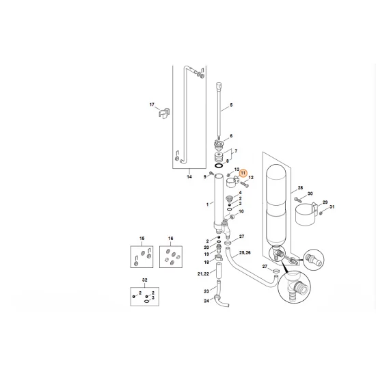 STIHL  Klamra 4247 792 1600